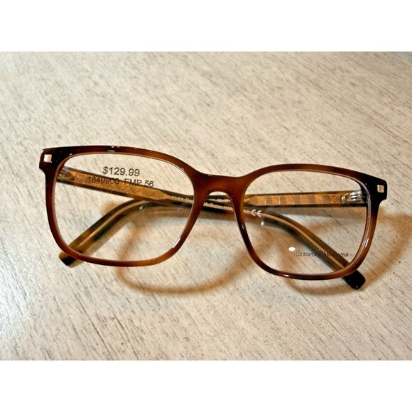 Ermenegildo Zegna EZ5203 052 Dark Havana Eyeglasses 56-18-145 Men\'s New Frame main image 14